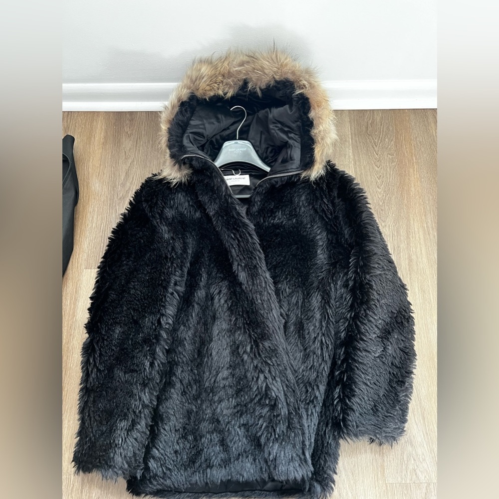 Saint laurent winter fur jacket